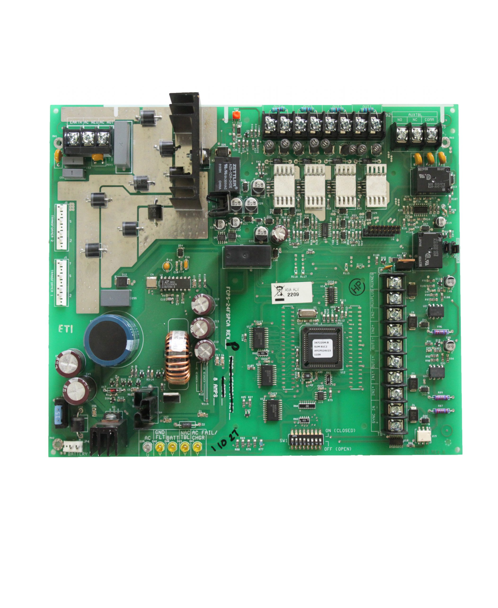 FCPS-24FS8, MASTER CONTROL REPLACEMENT BOARD