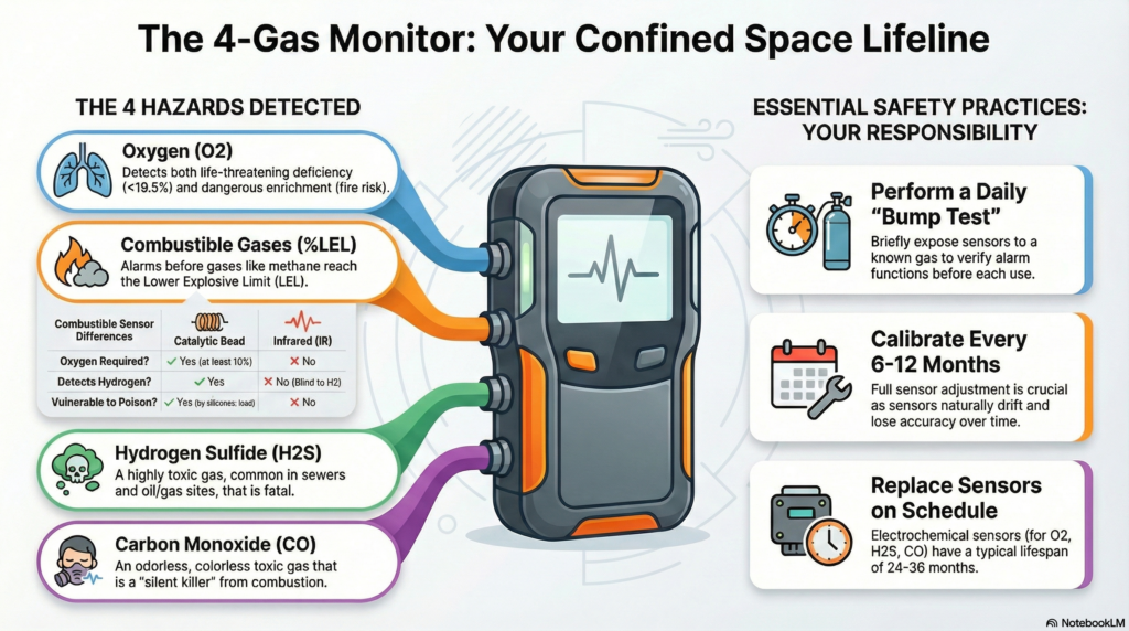 Gas Detectors for Confined Spaces and Hazard Monitoring